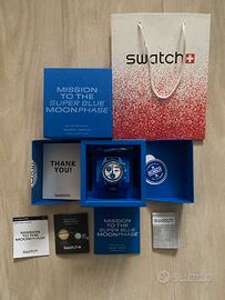 Swatch x Omega Mission to the Super Blue Moonphase