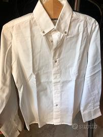 Camicia bianca sportiva 8-10 anni