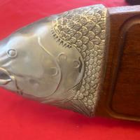 Tavola da taglio francese vintage a forma di pesce