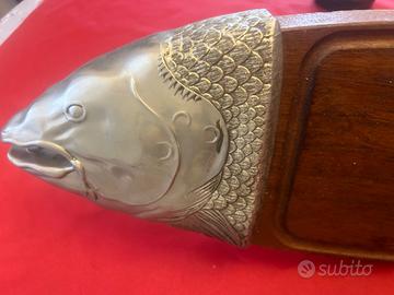 Tavola da taglio francese vintage a forma di pesce