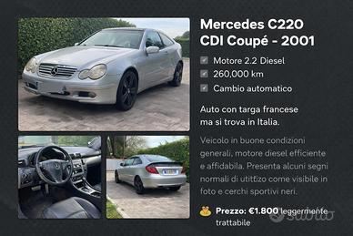 Mercedes C220 cdi Coupe 2001
