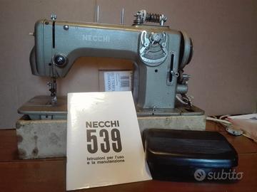 Macchina per cucire Necchi 539 da revisionare