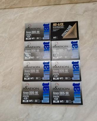 LOTTO CASSETTE BACK UP DATI PC IMATION DDS 90 piu