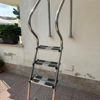 scaletta acciaio INOX piscina