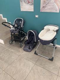 Trio Peg Perego + base Isofix + stand culla