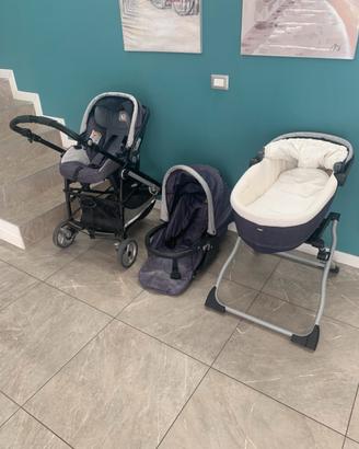 Trio Peg Perego + base Isofix + stand culla