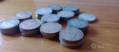 monete argento 500 lire Caravelle Biga Marconi 