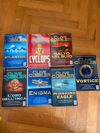 Lotto 7 libri Clive Cussler serie Dirk Pitt TEA