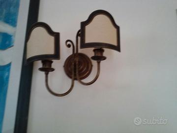 LAMPADE A PARETE OTTONE E PAPIRO
