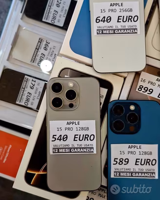 IPHONE 15 PRO 128GB e non solo