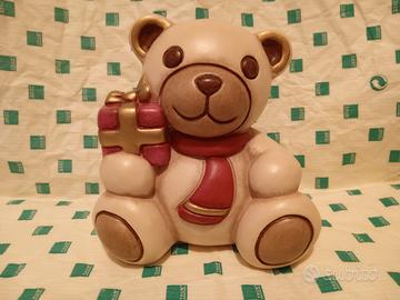 teddy con pacco 🎁 scritta per te natale thun