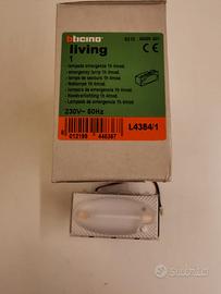 BTICINO L4384/1 - LAMPADA EMERGENZA 4 MODULI