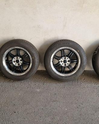 Set cerchi in lega + gomme estive
