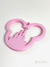 Portachiavi disney topolino con anello