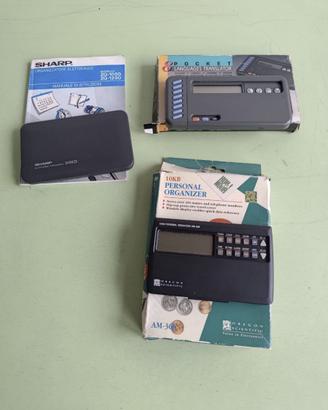 3 agenda elettronica tascabile vintage