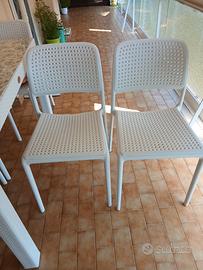 6 sedie da esterno Nardi Bora Bistrot