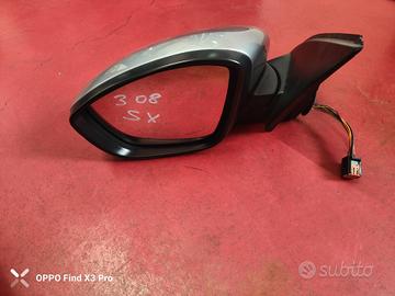 Specchietto Esterno SX Eletrico Peugeot 308 Anno 2