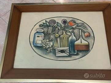 franco gentilini litografia quadro