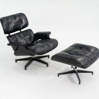 poltrona e pouf Eames per Herman Miller