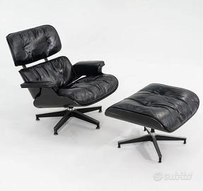 poltrona e pouf Eames per Herman Miller