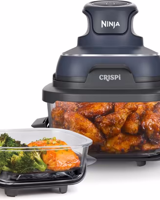 Ninja CRISPi, Friggitrice ad Aria in Vetro 3,8 L.