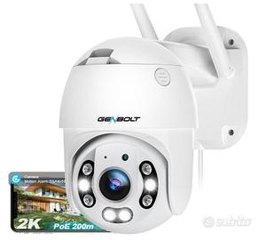 Telecamera Wi-Fi Esterno [DC&PoE],2.5K