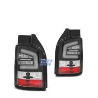 FANALI PER VOLKSWAGEN VW T5 10-15 1P LED BAR NERI