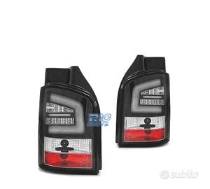 FANALI PER VOLKSWAGEN VW T5 10-15 1P LED BAR NERI