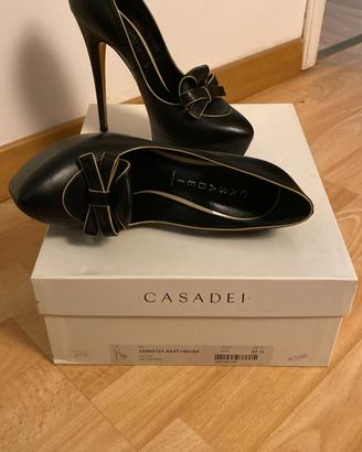Décolleté di pelle Casadei 37 e 1/2