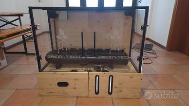 Serra Idroponica Domotica IoT con quadro elettrico