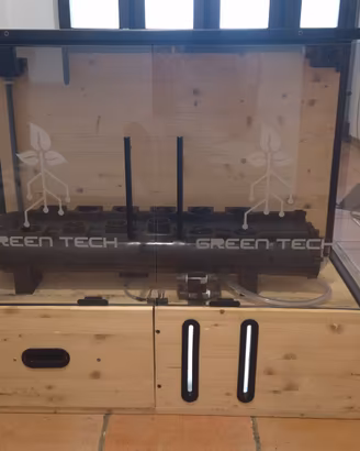Serra Idroponica Domotica IoT con quadro elettrico
