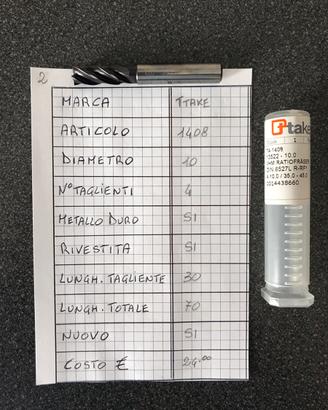 Fresa MD t-take diametro 10