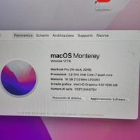 Macbook Pro 2016 i7 16Gb