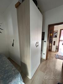 Armadio piu comodino abbinato