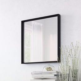 Specchio Quadrato IKEA NISSEDA nero/marrone scuro
