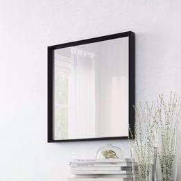 Specchio Quadrato IKEA NISSEDA nero/marrone scuro