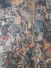 Cartoline,album,riviste,prontuario,ditali d'epoca.
