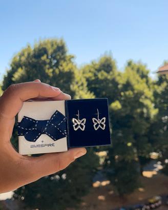 Orecchini in argerto blue spirit