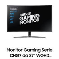 Monitor curvo gaming 27” 2K Samsung LC27HG70QQUXEN