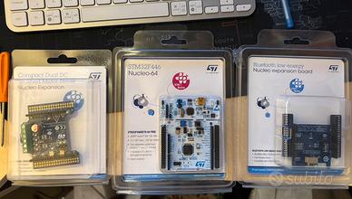 Scheda stm32 con board aggiuntive