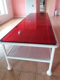 Tavolo ferro e plexiglass