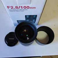 Samyang 100mm F 2/8 ED UMC Macro - Canon EF