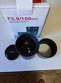 Samyang 100mm F 2/8 ED UMC Macro - Canon EF