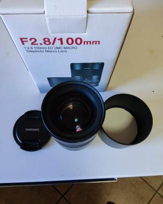 Samyang 100mm F 2/8 ED UMC Macro - Canon EF