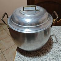 N. 2 pentole in alluminio vintage