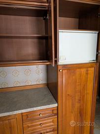 Cucina legno colore ciliegio