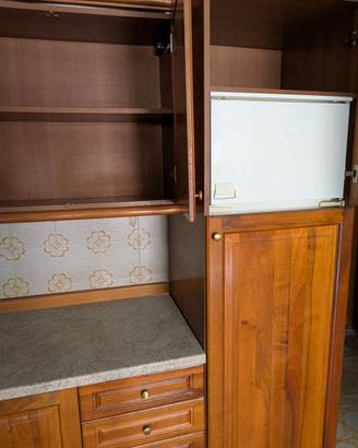 Cucina legno colore ciliegio