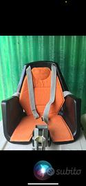 Passeggino e due seggiolini per bicicletta