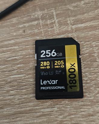Lexar Professional 1800x 256GB SDXC V60 – 280 MB/s