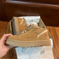 Stivali bassi UGG in cotone, Castagna, taglia 37